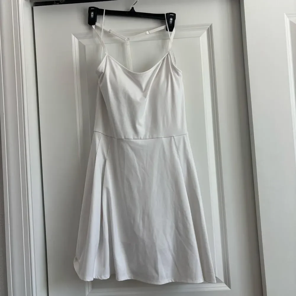 Tommy Bahama White Tennis Golf Racquet & Paddle Dress Sz L Athletic
